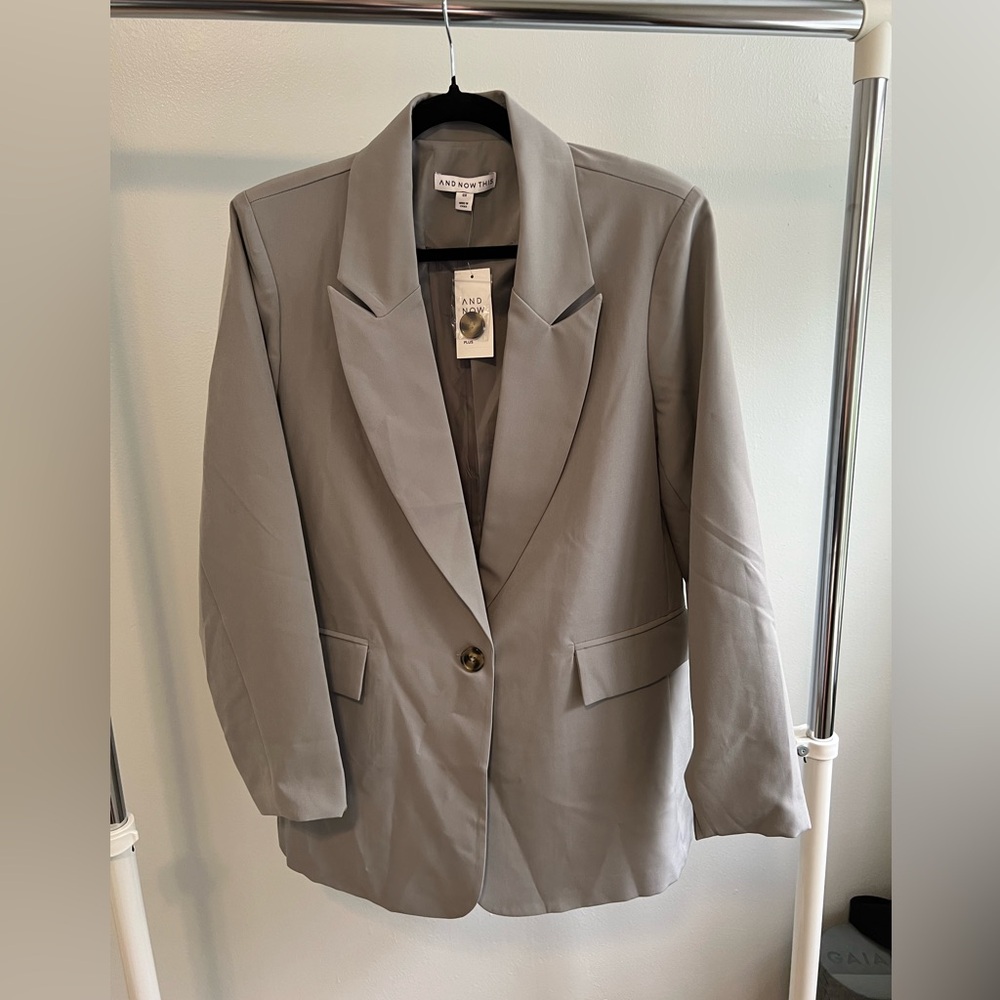 NWT And Now This Oversized Boyfriend Blazer